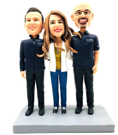 Fully Personalized Triple Bobblehead