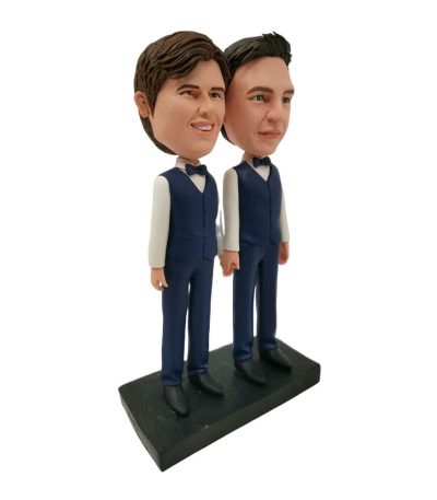 Male Couple Bobblehead