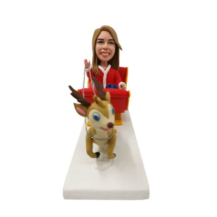 Santa Claus's Reindeer Bobblehead