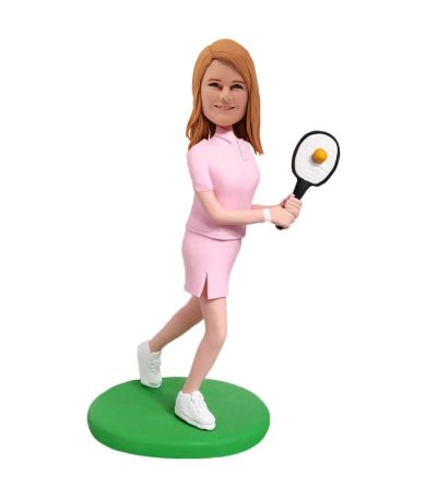 Female Tennis Player Bobblehead