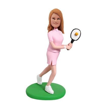 Female Tennis Player Bobblehead