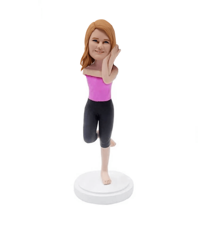 Yoga Girl Custom Bobblehead