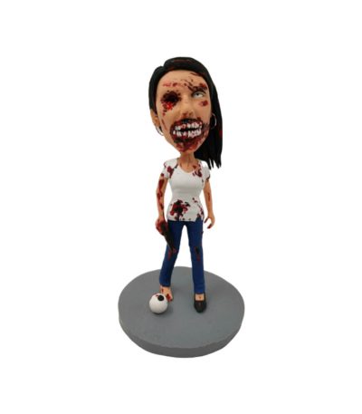 female zombie custom bobblehead