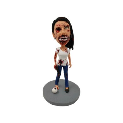 female zombie custom bobblehead