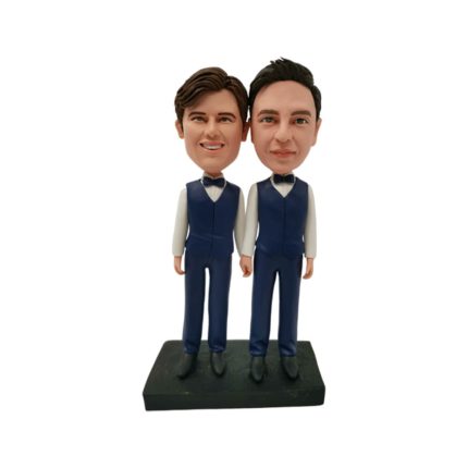 Male Couple Custom Bobblehead