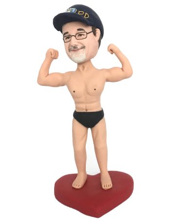Strong Muscle Man Bobblehead