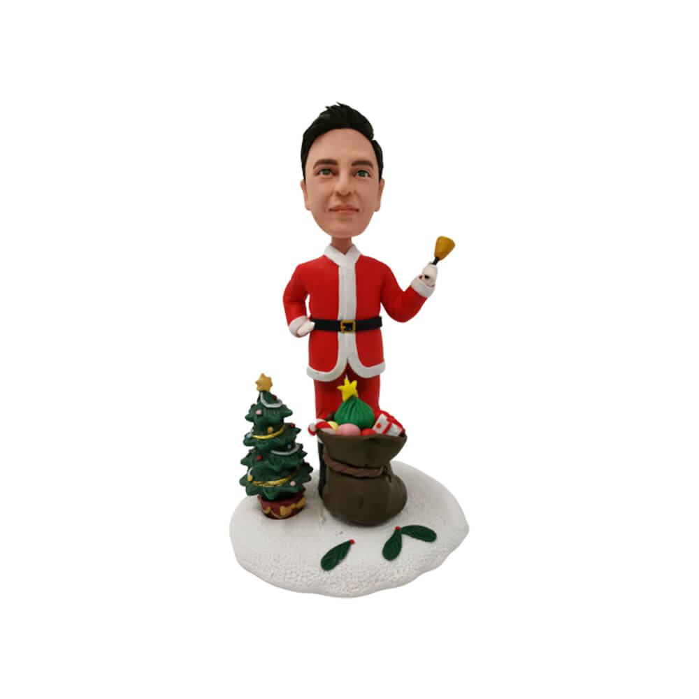 Santa with Christmas Tree Custom Bobblehead Santa with Christmas Tree Custom Bobblehead