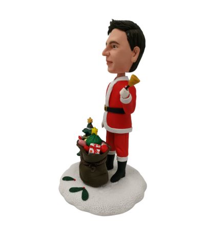 Santa with Christmas Tree Custom Bobblehead
