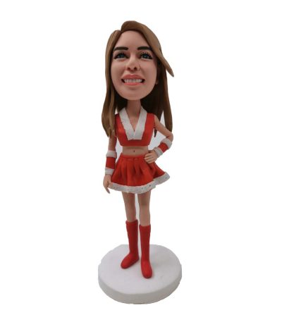 Santa Lady Custom Bobblehead