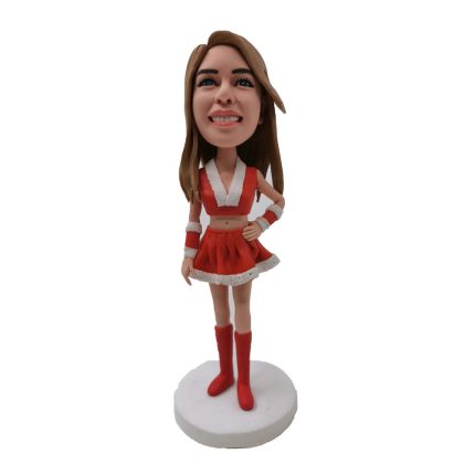 Santa Lady Custom Bobblehead