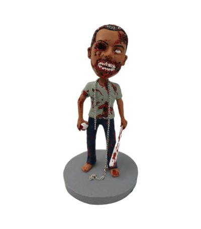 Male zombie custom bobblehead