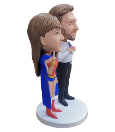 Superhero Couple Bobblehead