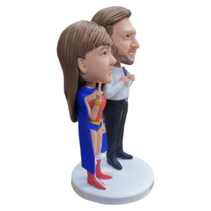 Superhero Couple Bobblehead