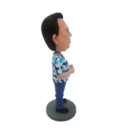 Man Holding Beer Custom Bobbleheads