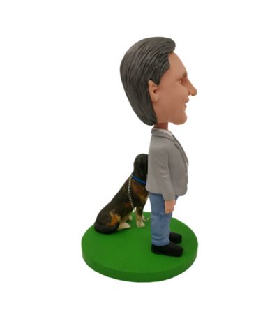 Man with a Dog Custom Bobbleheads