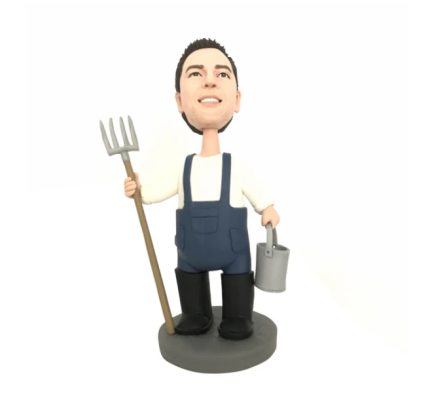 Farmer Customized Bobblehead