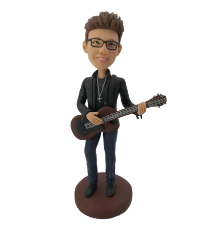Rock Guitarist Bobblehead
