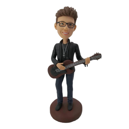 Rock Guitarist Bobblehead