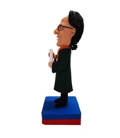 Boy Fresh From Graduation Personalized Bobblehead