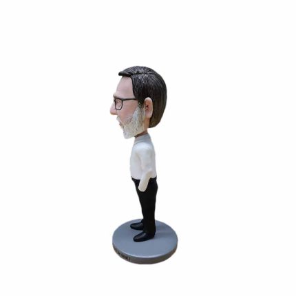 White Suit Businessman Bobblehead