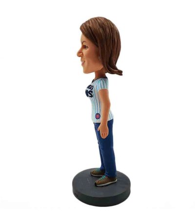 Chicago Cubs Fan Custom Made Bobblehead