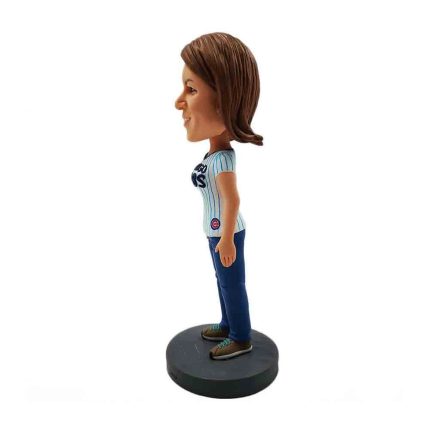 Chicago Cubs Fan Custom Made Bobblehead
