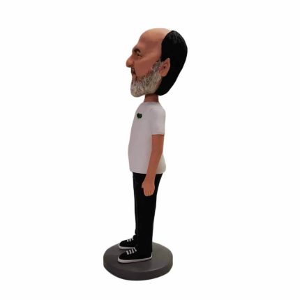 Chill Bearded Guy In White Shirt Custom Bobbleheads