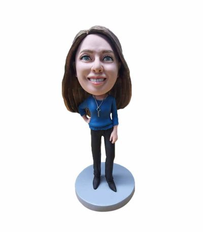 Confident Lady Personalized Bobblehead
