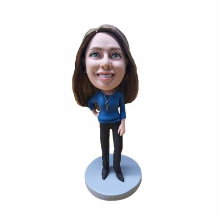 Confident Lady Personalized Bobblehead
