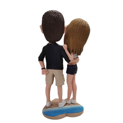 Couple In Stylish Outfit Custom Bobbleheads