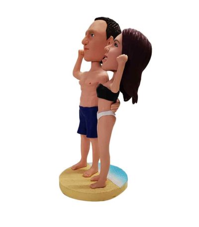Couple With Fit Body In Swimwear Custom Bobblehead