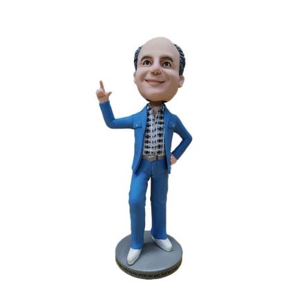 Blue Suit Cool Dancer Single Custom Bobblehead