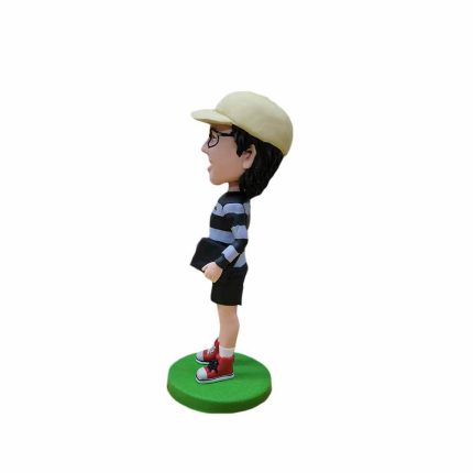 Striped Shirt Boy Personalized Bobblehead