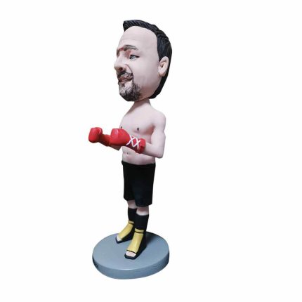 Boxer Ready to Fight Customized Bobblehead