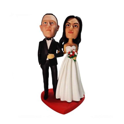 Newly Wed Couple Custom Bobbleheads
