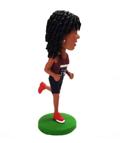 Triathlete Woman Custom Bobbleheads
