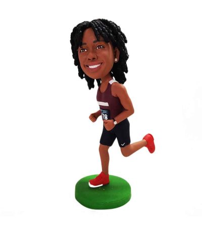 Triathlete Woman Custom Bobbleheads