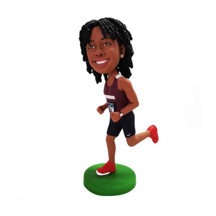 Triathlete Woman Custom Bobbleheads