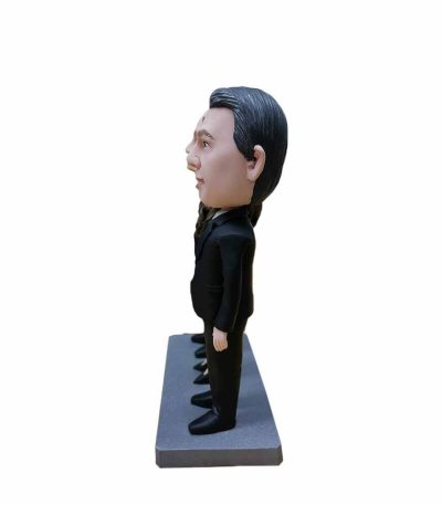 Two Gentlemen with a Lady in Business Attire Triple Bobblehead