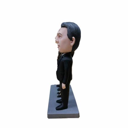 Two Gentlemen with a Lady in Business Attire Triple Bobblehead
