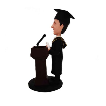 Valedictorian Giving Out Speech Custom Bobbleheads