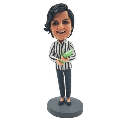 Female Math Teacher Customized Bobblehead