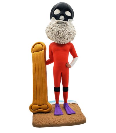 Mysterious Cartoon Diver Fully Personalized Customized Bobblehead