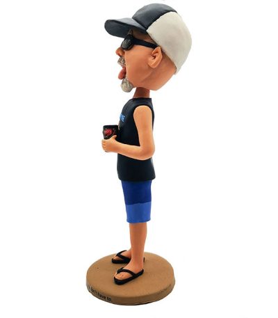 Naughty Dad Wearing Sunglasses Customized Bobblehead