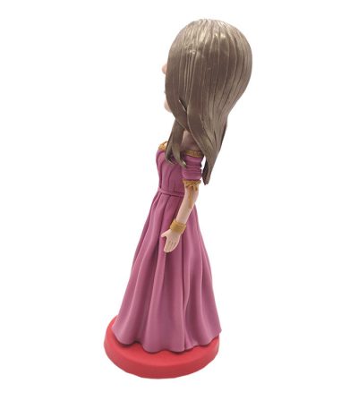 Pink Skirt Big Eyes Beauty Personalized Bobblehead