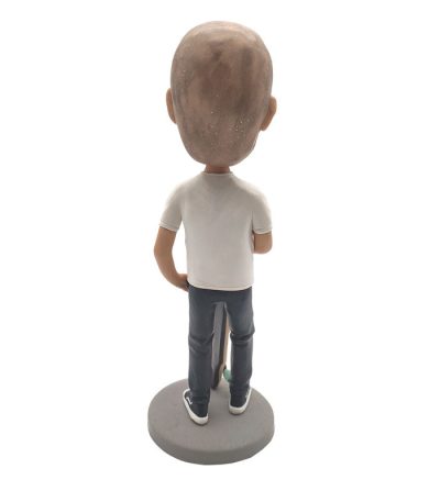 Skateboarder Wearing Sunglasses Customized Bobblehead