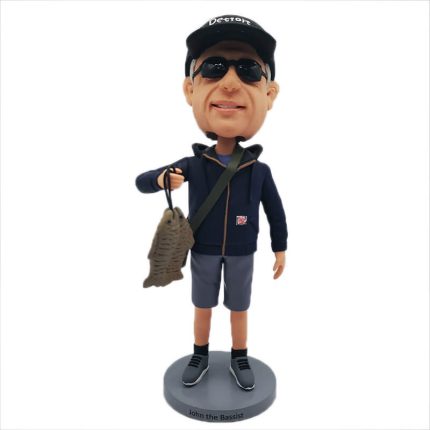 Go Fishing Bobblehead Fisher Custom Bobblehead