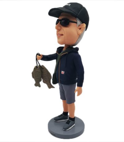 Go Fishing Bobblehead Fisher Custom Bobblehead