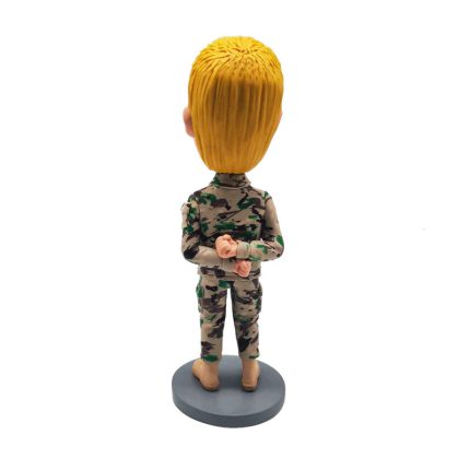 Soldier with Hands Behind Customized Bobblehead Army Bobblehead