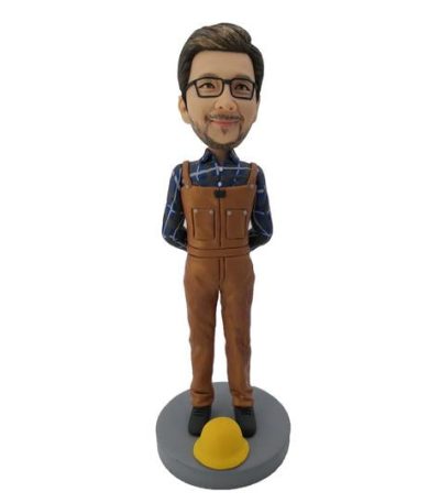 Construction Worker Bobblehead